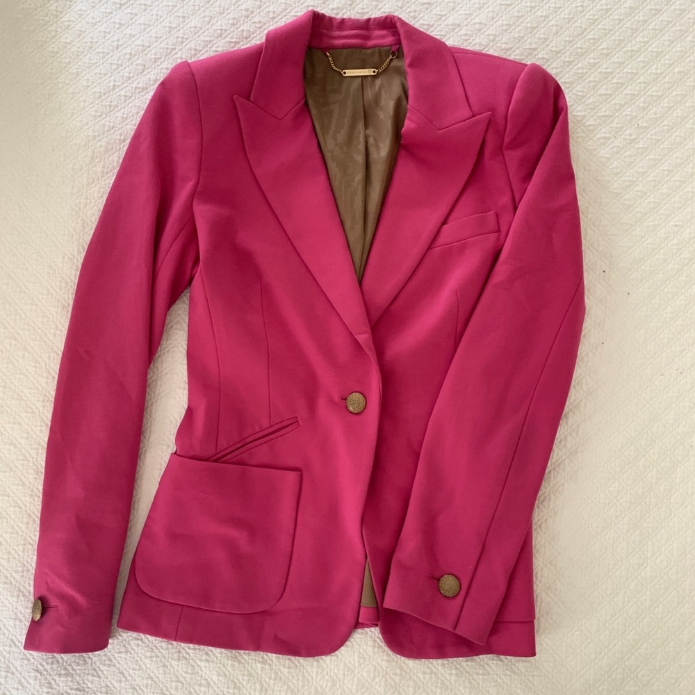 Trina Turk Pink Blazer Jacket Size 4